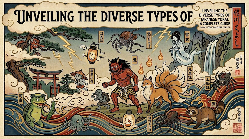 Unveiling the Diverse Types of Japanese Yokai: A Complete Guide