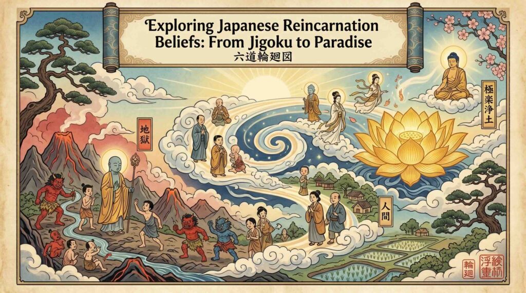 Exploring Japanese Reincarnation Beliefs: From Jigoku to Paradise