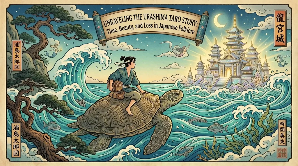 Urashima Taro story explained: Fisherman riding a turtle to Ryugu-jo