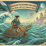 Urashima Taro story explained: Fisherman riding a turtle to Ryugu-jo